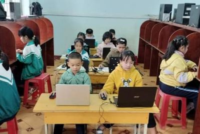 Các thi học sinh trường tham gia Thi Trạng Nguyên Tiếng Việt Cấp huyện với những thành tích rất đáng tự hào